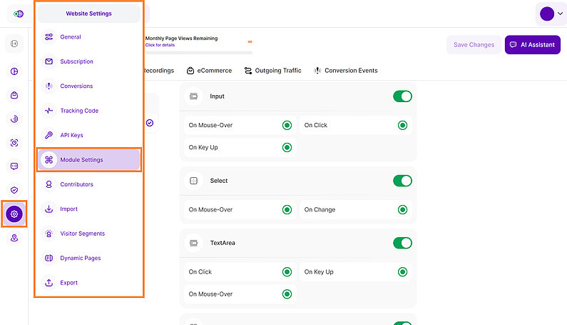 Manage Your Module Settings Manage Your Module Settings