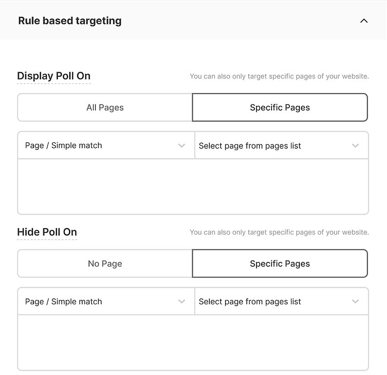 Set Your Targeting Options Set Your Targeting Options
