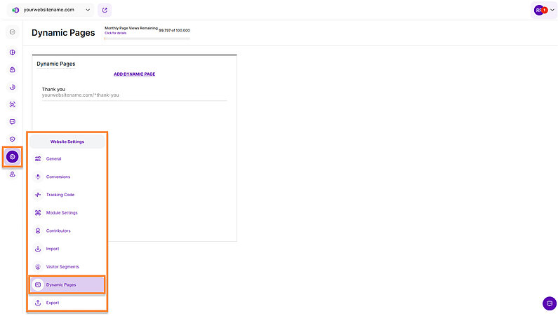 Dynamic Page Setup Dynamic Page Setup