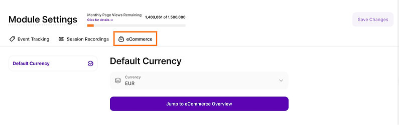 Set The Default Currency for your eCommerce Statistics Set The Default Currency for your eCommerce Statistics