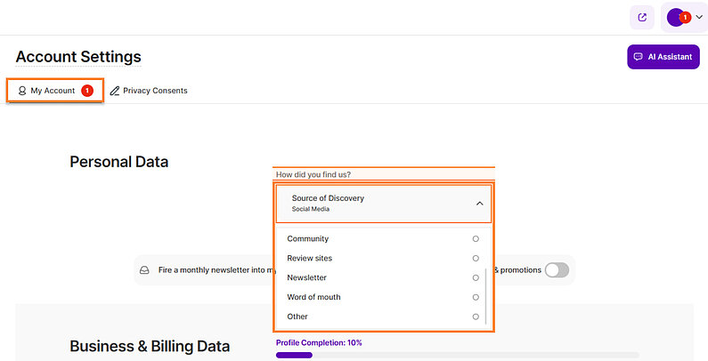 Identifying the Source of Discovery